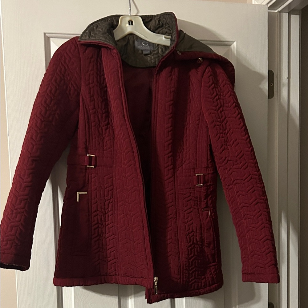 Quilted Red Jacket